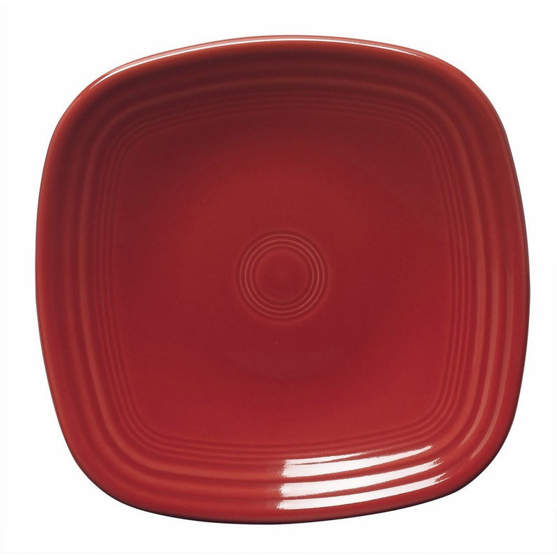 Fiesta 7-3/8-Inch Square Salad Plate, Scarlet