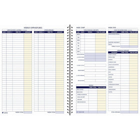 Adams Bookkeeping Record Book, Weekly Format, 8.5 x 11 Inches, White (AFR70)