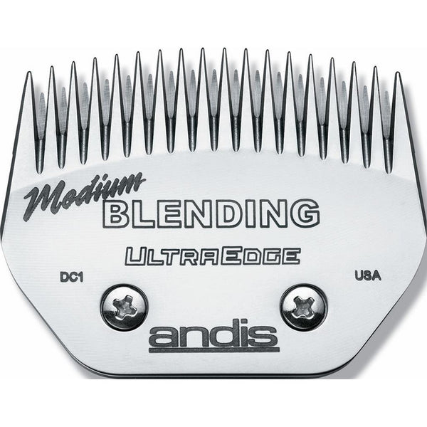 Andis Carbon-Infused Steel UltraEdge Blending Dog Clipper Blade, Medium, 1/16-Inch Cut Length (64330)