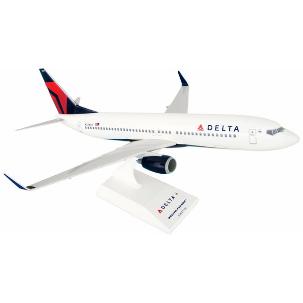 Daron Skymarks Delta 737-800 New Livery Airplane Model Building Kit, 1/130-Scale