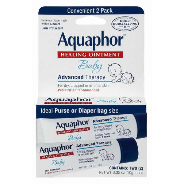 Aquaphor Baby Healing Ointment Advanced Therapy 2 tubes 0.35 oz(Packs of 3)