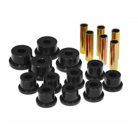 Prothane 17-1002-BL Black Spring Eye and Aftermarket Shackle Bushing Kit