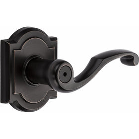 Baldwin Prestige Madrina Bed/Bath Lever in Venetian Bronze