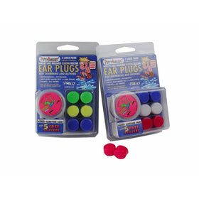 2 PACK!!! 6 Pair Putty Buddies WaterBlock Swimming Ear Plugs - Qty.2 3packs Included - Yellow, Green, Blue Color Ear Plugs
