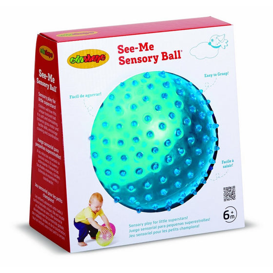 Edushape Sensory See-Me Ball, 7 Inch, Colors May Vary