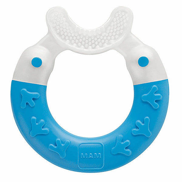 MAM Bite & Brush Teether, Boy, 3 Months