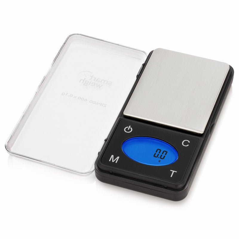 Smart Weigh ZIP600 Ultra Slim Digital Pocket Scale with Counting Feature, 600 by 0.1gm