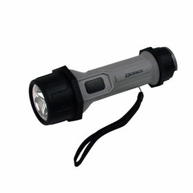 Dorcy 80-Lumen 2D, LED Waterproof Flashlight with Shatterproof Lens and Anti-Roll Design, Gray (41-2608)