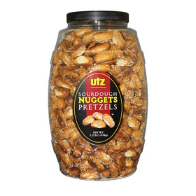 Utz Sourdough Nuggets Pretzels Barrel, 52 Ounce