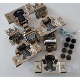 Combo: 4 Pcs, Blum 39C358B.20 - COMPACT BLUMOTION, 1-1/4" overlay, Press-in Hinge