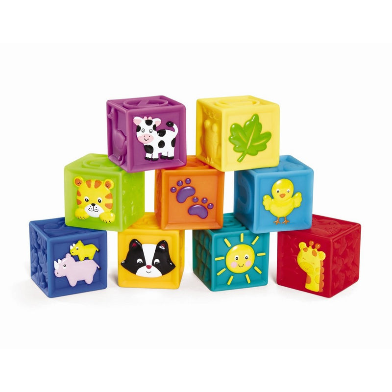 Earlyears Squeak 'n Stack Blocks Baby Toy