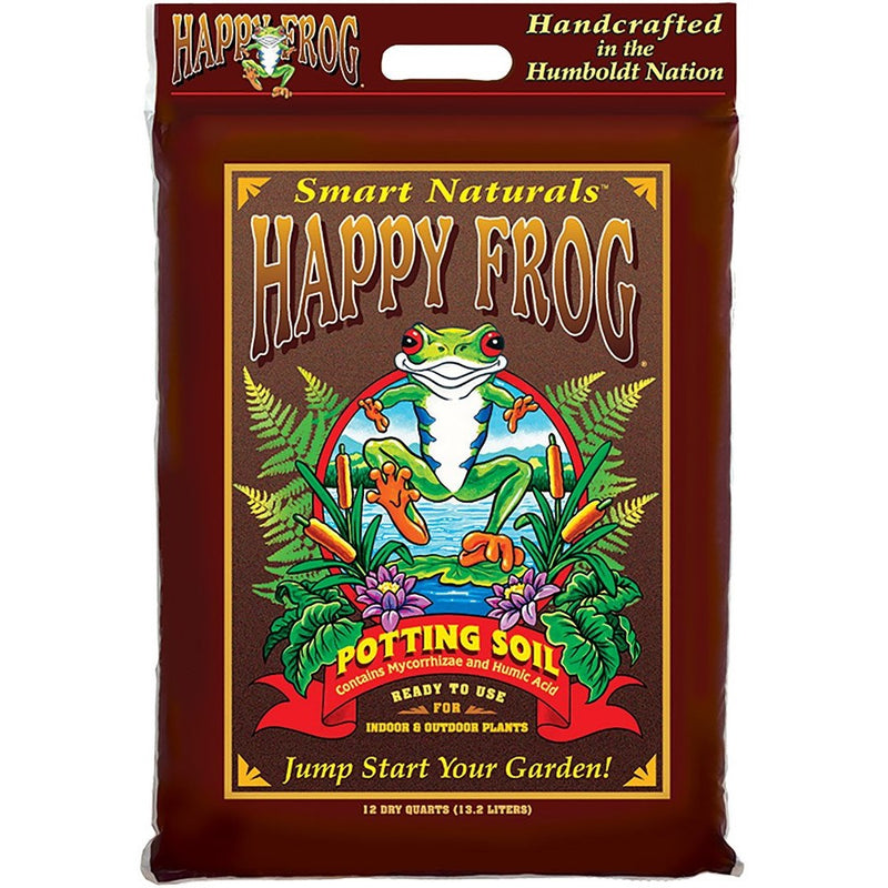 Fox Farm FX14082 Happy Frog Soil Potting Soil Bag, 12 quart