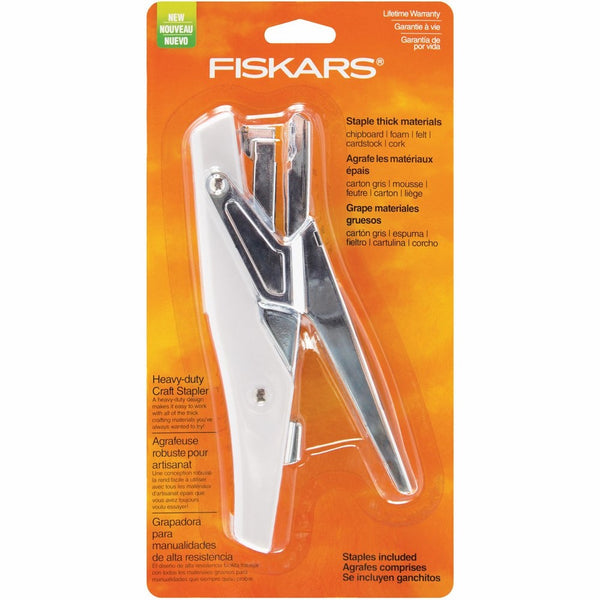 Fiskars Heavy Duty Stapler with 50 Staples, 1-Pack (107140)