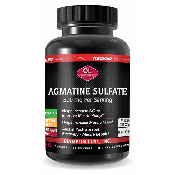 Olympian Labs Agmatine Sulfate Supplement, 60 Count