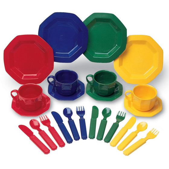 Learning Resources Play Dishes, 24 Piece Set