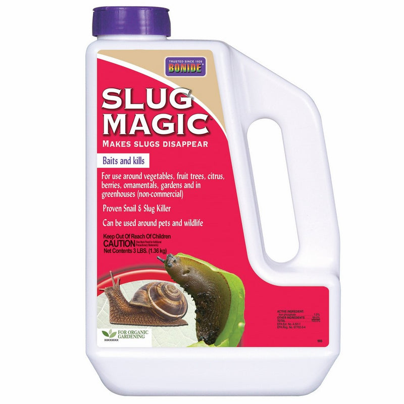 Bonide 905 3-Pound Slug Magic Snail & Slug Killer Granules