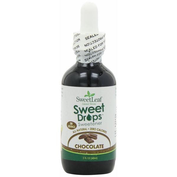 SweetLeaf Sweet Drops Liquid Stevia Sweetener, Chocolate, 2 Ounce (Pack of 2)