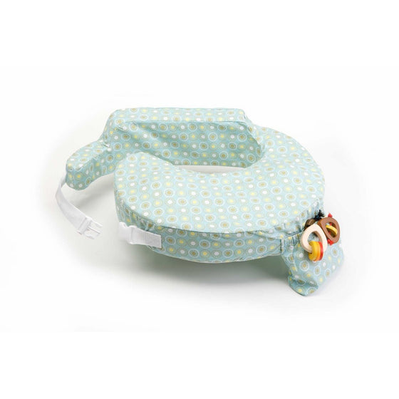 My Brest Friend Original Nursing Posture Pillow, Light Blue Sunburst