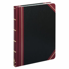 Boorum & Pease 21300Q Quadrille Accounting Book, Black, 300 Pages, 8 1/8 x 10 3/8