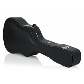 Gator Cases Hard-Shell Wood Case for 6 or 12 String Acoustic Dreadnought Guitars (GWE-DREAD 12)