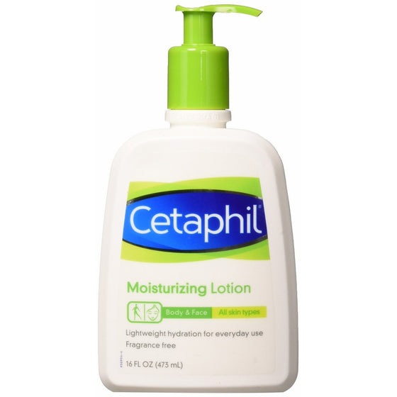 Cetaphil Moisturizing Lotion for All Skin Types 16 oz ( Pack of 2)