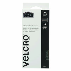 Velcro 90812 VELCRO Brand - Extreme Outdoor - Extreme - 4" x 1" Strips, 10 Sets - Titanium