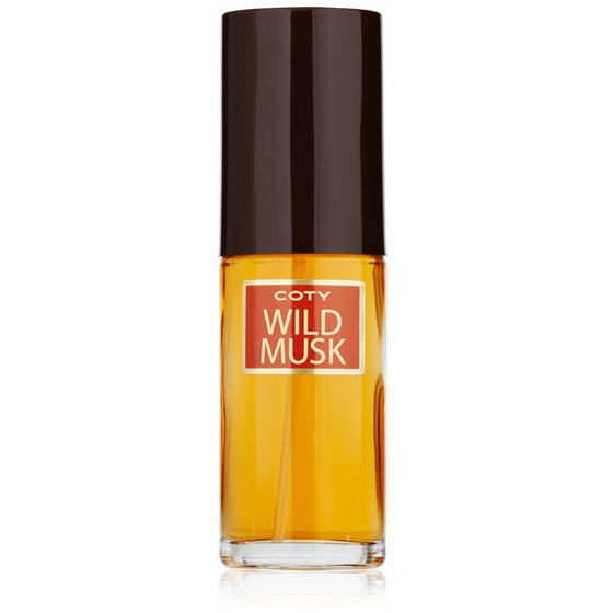 Coty Wild Musk Cologne Concentrate Spray 1 Fluid Ounce Women's' Fragrance in a Floral Scent, Great Gift for Cologne or Perfume Lovers