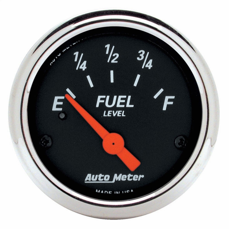 Auto Meter 1424 Designer Black Fuel Level Gauge