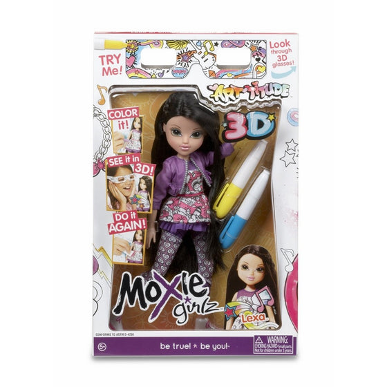 Moxie Girlz Art-titude 3D Doll Lexa