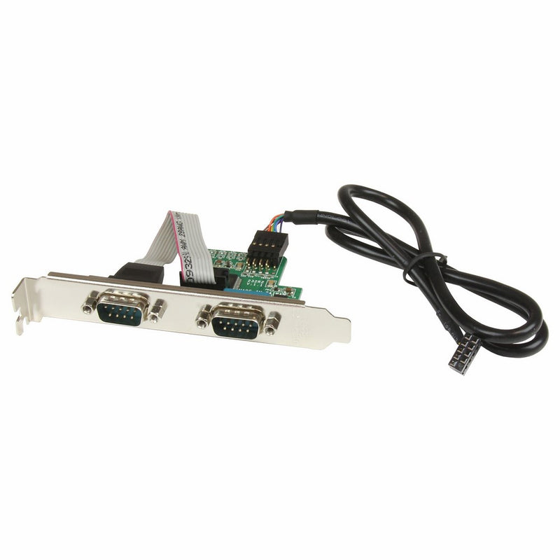 StarTech.com Motherboard Serial Port – Internal – 2 Port – Bus Powered – FTDI USB to Serial Adapter – USB to RS232 Adapter