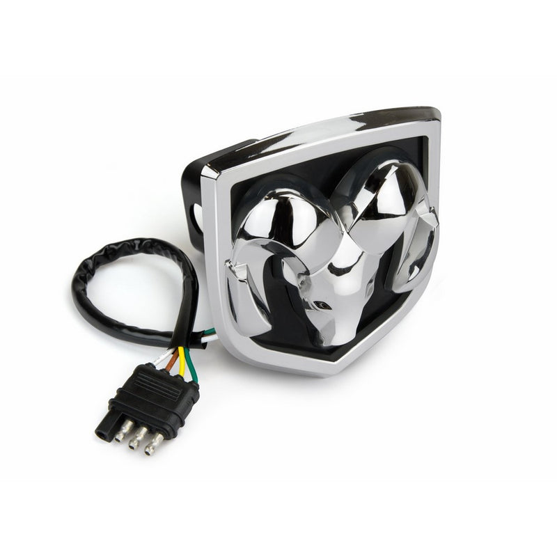 Reese Towpower 86066 Licensed LED Hitch Light Cover with Dodge Ram Logo