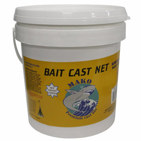 Mako Bait Cast Net 3/8" Square Mesh, 6 Ft. CBT-S6 (6 ft. Radius)