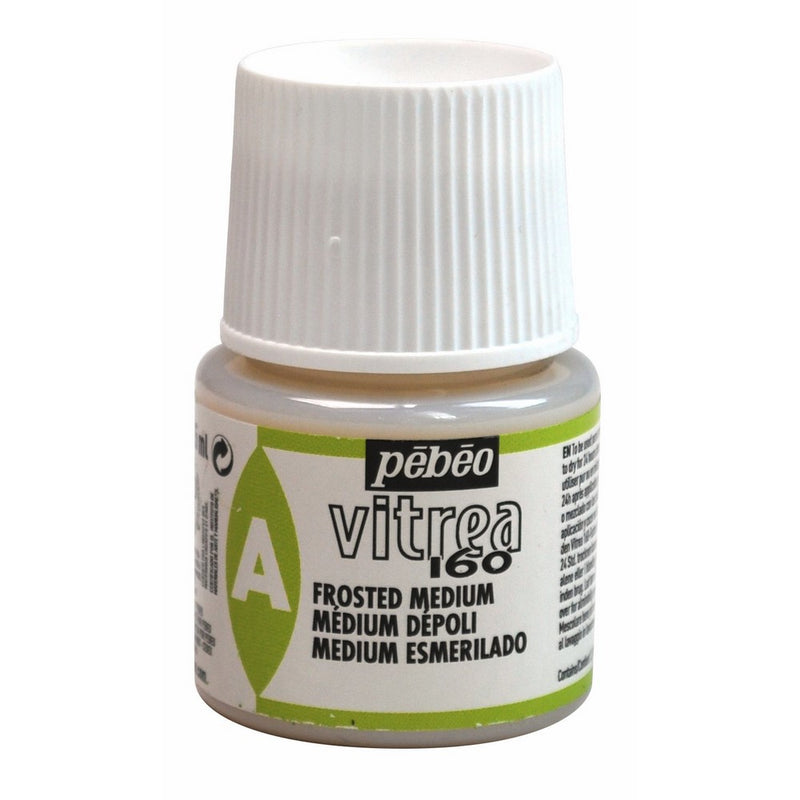 Pebeo Vitrea 160, Glass Paint Frosting Medium, 45 ml Bottle