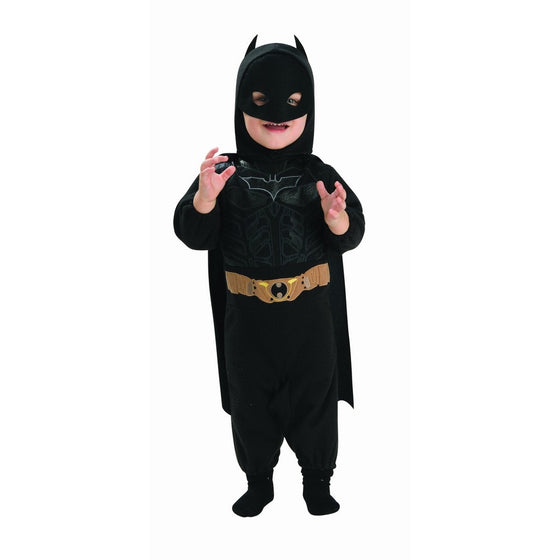 Batman The Dark Knight Rises Batman Romper, Multi-Colored, Infant Costume
