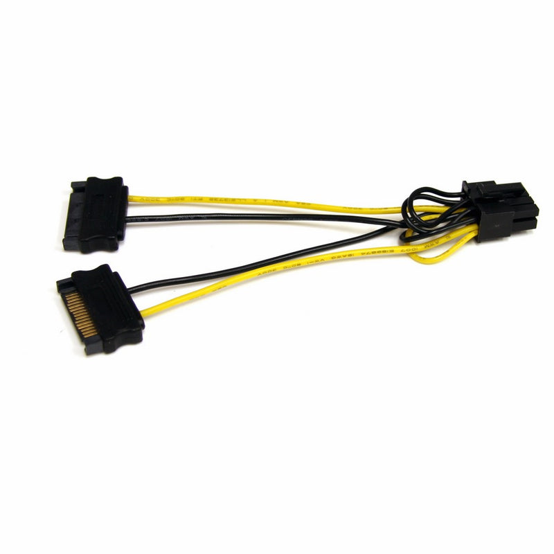 StarTech.com SATPCIEX8ADP 6-Inch SATA Power to 8 Pin PCI Express Video Card Power Cable Adapter