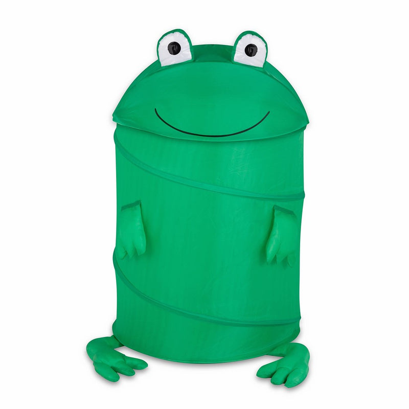 Honey-Can-Do HMP-02058 Kid's Pop-Up Hamper, Frog, Large