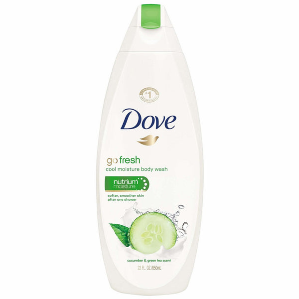 Dove go fresh Body Wash, Cucumber and Green Tea, 22 oz