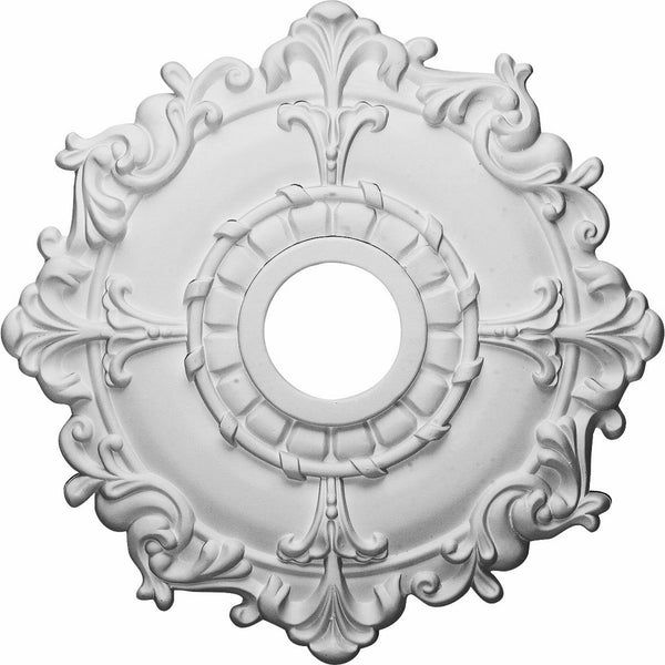 Ekena Millwork CM18RL 18-Inch OD x 3 1/2-Inch ID x 1 1/2-Inch Riley Ceiling Medallion