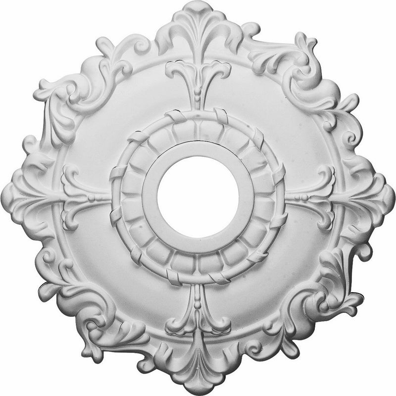 Ekena Millwork CM18RL 18-Inch OD x 3 1/2-Inch ID x 1 1/2-Inch Riley Ceiling Medallion