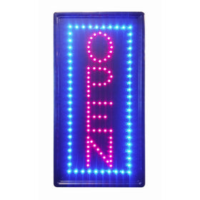 UbiGear 10 19 inch Animated Motion LED Business Vertical Open Sign On/off Switch Bright Light Neon