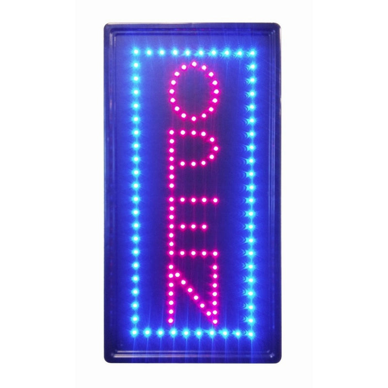 UbiGear 10 19 inch Animated Motion LED Business Vertical Open Sign On/off Switch Bright Light Neon