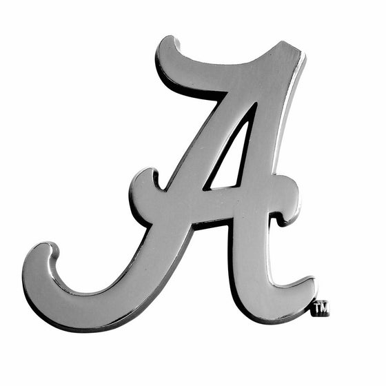 FANMATS 14806 NCAA University of Alabama Crimson Tide Chrome Team Emblem , 3"x3.2"