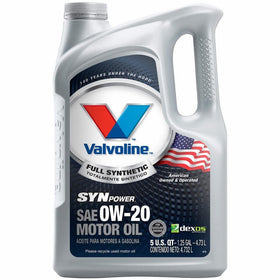 Valvoline SynPower 0W-20 Full Synthetic Motor Oil - 5qt (813460)