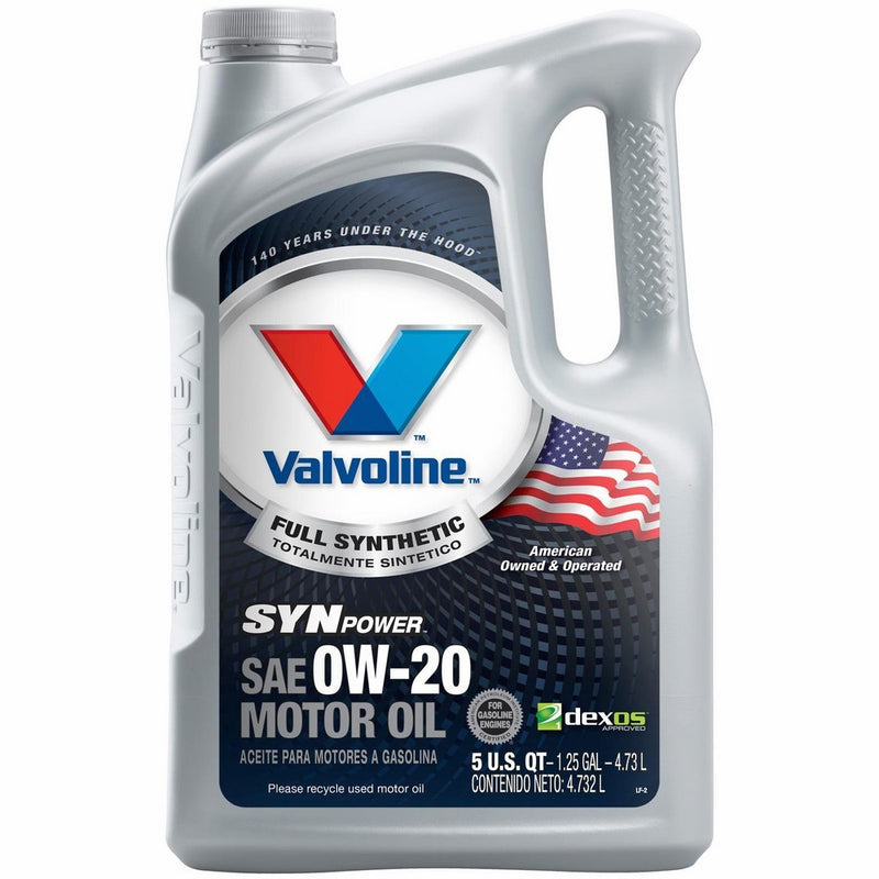 Valvoline SynPower 0W-20 Full Synthetic Motor Oil - 5qt (813460)