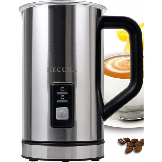 Secura Automatic Electric Milk Frother and Warmer (250ml)