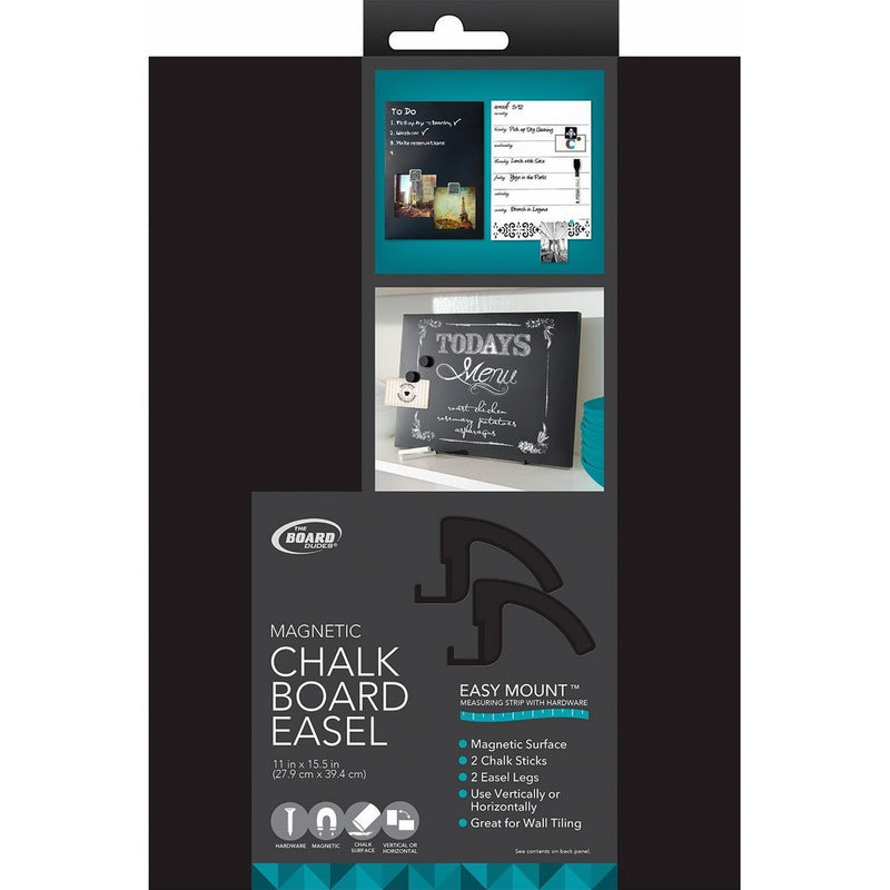 The Board Dudes 11"x15.5" Magnetic Chalk Board Easel (CYM26)