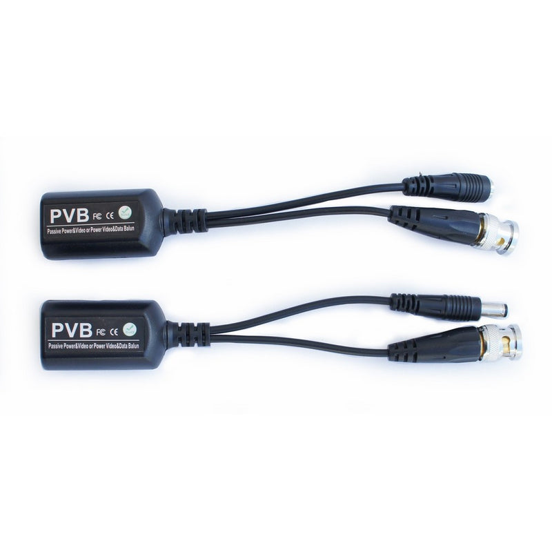 SPT 15-U1010 Passive Power and Video Balun (Black)