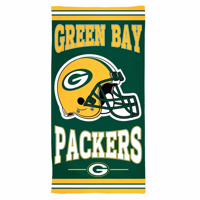 NFL Green Bay Packers Fiber Beach Towel, 30" x 60"