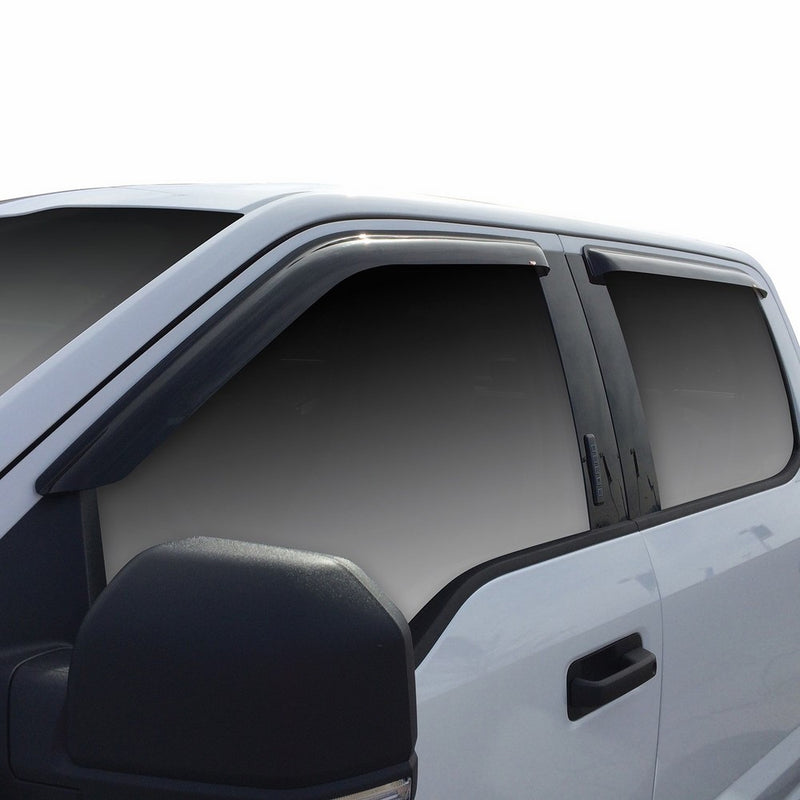 Wade 72-37444 Smoke Slim Wind Deflector, 4 Piece