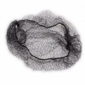 WeKen Pack of 100pcs Hair Nets Invisible Elastic Edge Mesh 50cm 20" Black